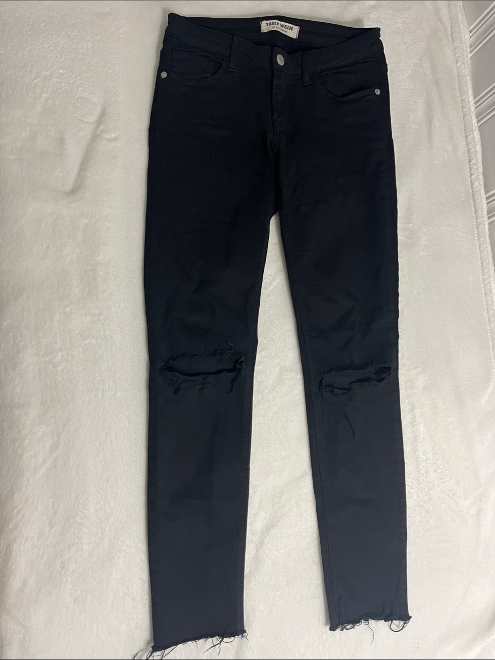 Skinny Ripped Black Jeans